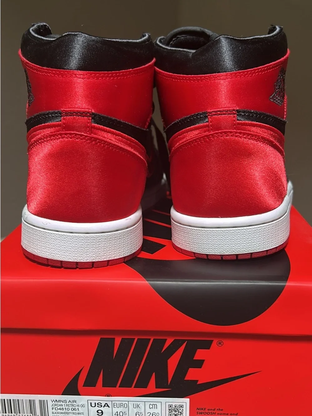 Nike Air Jordan 1 Retro High OG “Satin Bred” – Women’s Shoes Sneakers